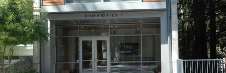 A picture of the main entrance to Humanities 1